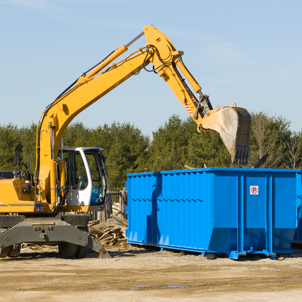 can i choose the location where the residential dumpster will be placed in Brooklyn Michigan